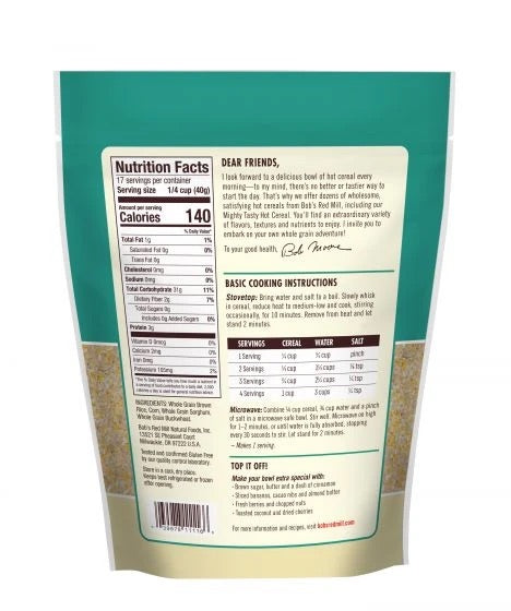 BOB’S RED MILL GLUTEN-FREE MIGHTY TASTY HOT CEREAL 680g
